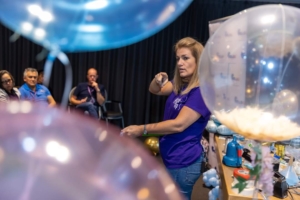 Paula Ardron-Gemmell NABAS approved instructor, The Balloon Academy balloon teaching Balloon training with over 17 years experience Paula Ardron-Gemmell Approved Instructor and Teacher of balloon basics and advanced balloon decor and styling